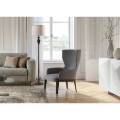 Pennington Floor Lamp Black - Adesso 8 Pennington Floor Lamp Black - Adesso -Adesso GUEST d1f2a349 b156 4ce1 914e 86e9bbc5ee3f