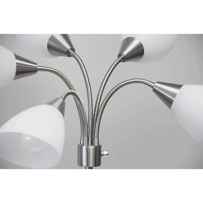 5 Headed Floor Lamp Satin Touch - Adesso 3 5 Headed Floor Lamp Satin Touch - Adesso