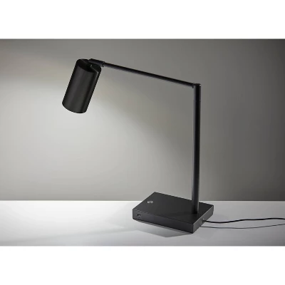 15.5" X 32.5" Colby Desk Lamp (Includes LED Light Bulb) Black - Adesso 9 15.5" X 32.5" Colby Desk Lamp (Includes LED Light Bulb) Black - Adesso - Image 7