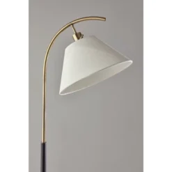 Jerome Floor Lamp Black/Antique Brass - Adesso 10 Jerome Floor Lamp Black/Antique Brass - Adesso -Adesso GUEST d387bd93 9c00 4080 a6e6 7638fd809c26