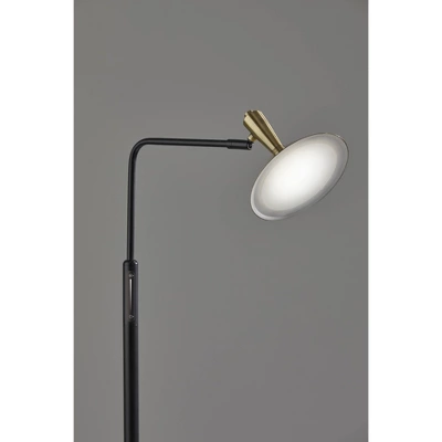 Lucas Floor Lamp (Includes LED Light Bulb) Black - Adesso 5 Lucas Floor Lamp (Includes LED Light Bulb) Black - Adesso - Image 3