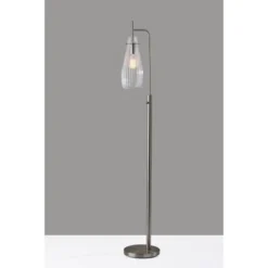 Layla Floor Lamp Brushed Steel - Adesso 7 Layla Floor Lamp Brushed Steel - Adesso -Adesso GUEST d7412c1c 2023 4c23 abf1 cbb36605656d