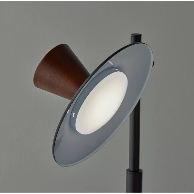 Elmore Table Lamp With Smart Switch Black (Includes LED Light Bulb) - Adesso 6 Elmore Table Lamp With Smart Switch Black (Includes LED Light Bulb) - Adesso - Image 4