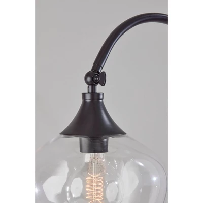 Bradford Floor Lamp (Includes Light Bulb) Dark Bronze - Adesso 5 Bradford Floor Lamp (Includes Light Bulb) Dark Bronze - Adesso - Image 3