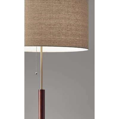 65.5" Hamilton Floor Lamp Brown - Adesso 4 65.5" Hamilton Floor Lamp Brown - Adesso - Image 2