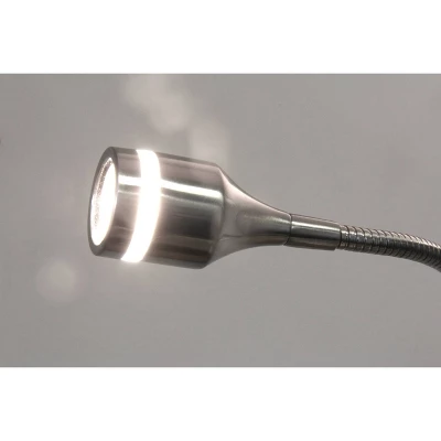 LED Prospect Floor Lamp Brushed Steel (Includes LED Light Bulb) - Adesso 4 LED Prospect Floor Lamp Brushed Steel (Includes LED Light Bulb) - Adesso - Image 2