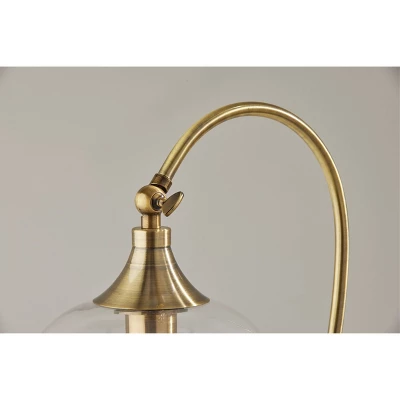Bradford Desk Lamp (Includes Light Bulb) Antique Brass - Adesso 8 Bradford Desk Lamp (Includes Light Bulb) Antique Brass - Adesso - Image 6