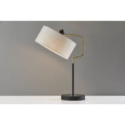 Jacob Table Lamp Black/Brass - Adesso 15 Jacob Table Lamp Black/Brass - Adesso -Adesso GUEST e152e8f5 79ea 4b85 b118 e2ce36c568c9