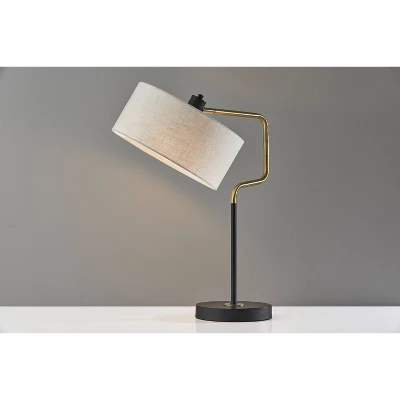Jacob Table Lamp Black/Brass - Adesso 5 Jacob Table Lamp Black/Brass - Adesso - Image 3