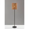 58" Cabana Collection Floor Lamp Black - Adesso 1 58" Cabana Collection Floor Lamp Black - Adesso -Adesso GUEST e491be85 52ce 4c03 b757 9522b3424728