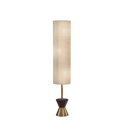 59" Carmen Floor Lantern Brass - Adesso 4 59" Carmen Floor Lantern Brass - Adesso - Image 2