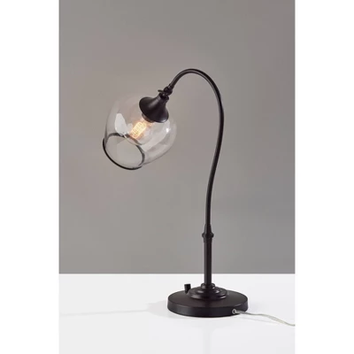 Bradford Desk Lamp (Includes Light Bulb) Dark Bronze - Adesso 9 Bradford Desk Lamp (Includes Light Bulb) Dark Bronze - Adesso - Image 7