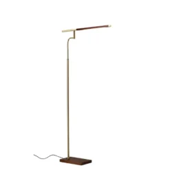 50.5" X 62.5" 3-way Barrett Floor Lamp (Includes LED Light Bulb) Brass - Adesso 13 50.5" X 62.5" 3-way Barrett Floor Lamp (Includes LED Light Bulb) Brass - Adesso -Adesso GUEST e951f8fa d3f6 482a 9ac0 c1eafdf6677d