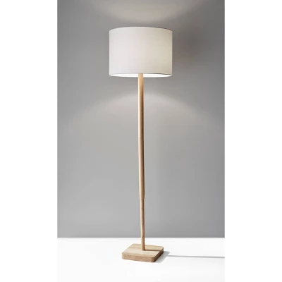 Ellis Floor Lamp Natural/Brown - Adesso 5 Ellis Floor Lamp Natural/Brown - Adesso - Image 3