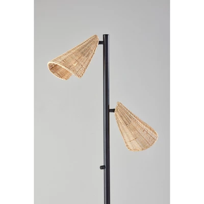 Cove Tree Lamp Black - Adesso 4 Cove Tree Lamp Black - Adesso - Image 2