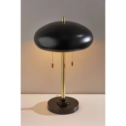 Cap Table Lamp Black - Adesso 8 Cap Table Lamp Black - Adesso -Adesso GUEST eb5dbff4 8fb1 4fe6 bea9 80c9a01247b3