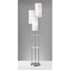 68" Trio Floor Lamp Silver - Adesso 1 68" Trio Floor Lamp Silver - Adesso -Adesso GUEST ed084ef3 6739 46ab 8ec9 2e1c7e135d3d