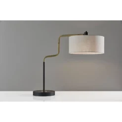 Jacob Table Lamp Black/Brass - Adesso 18 Jacob Table Lamp Black/Brass - Adesso -Adesso GUEST ef1bfbd5 fd99 48c1 854c 33c2f0c73417