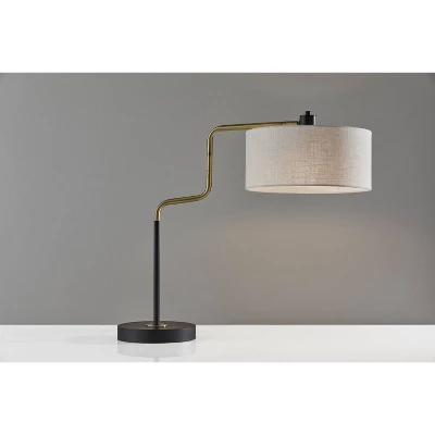 Jacob Table Lamp Black/Brass - Adesso 8 Jacob Table Lamp Black/Brass - Adesso - Image 6