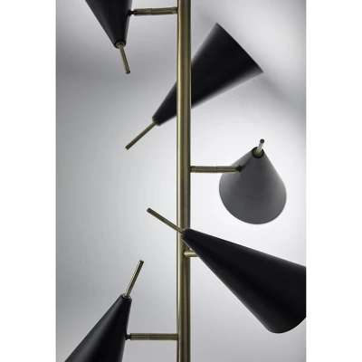 71.5" Owen Tree Lamp Black - Adesso 11 71.5" Owen Tree Lamp Black - Adesso - Image 9
