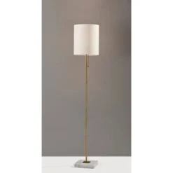 Fiona Floor Lamp Antique Brass - Adesso 9 Fiona Floor Lamp Antique Brass - Adesso -Adesso GUEST f29ec451 5b61 4261 abd7 e4e7b327529b