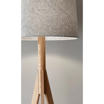Eden Floor Lamp Natural - Adesso 5 Eden Floor Lamp Natural - Adesso - Image 3