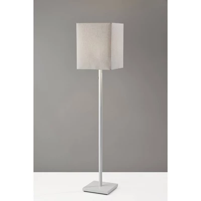Estelle Floor Lamp Matte White - Adesso 5 Estelle Floor Lamp Matte White - Adesso - Image 3