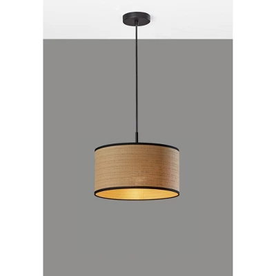 Harvest Pendant Black - Adesso 4 Harvest Pendant Black - Adesso - Image 2