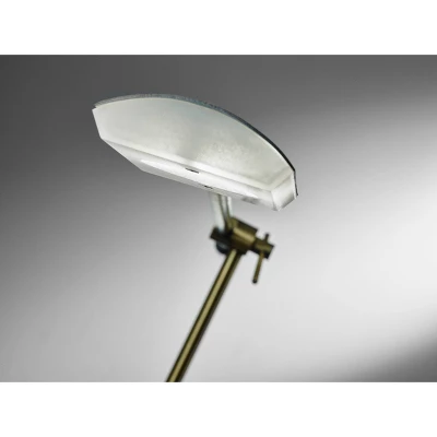 LED Vera Floor Lamp Antique Brass (Includes LED Light Bulb) - Adesso 7 LED Vera Floor Lamp Antique Brass (Includes LED Light Bulb) - Adesso - Image 5