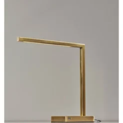 Aidan AdessoCharge LED Wireless Charging Desk Lamp (Includes LED Light Bulb) Antique Brass - Adesso 8 Aidan AdessoCharge LED Wireless Charging Desk Lamp (Includes LED Light Bulb) Antique Brass - Adesso -Adesso GUEST fac6b1e9 27fd 426c bace 2f3956b75e79