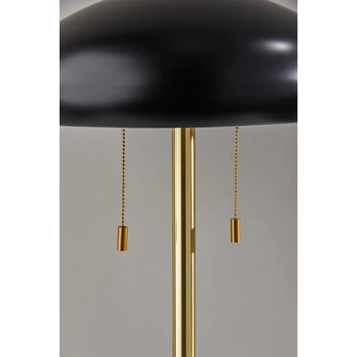 Cap Table Lamp Black - Adesso 6 Cap Table Lamp Black - Adesso - Image 4