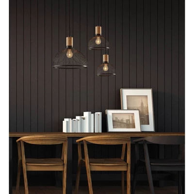 Dale Small Pendant Black - Adesso 4 Dale Small Pendant Black - Adesso - Image 2