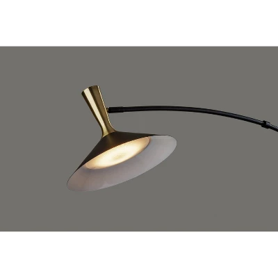 Bradley Arc Lamp With Smart Switch Black (Includes LED Light Bulb) - Adesso 5 Bradley Arc Lamp With Smart Switch Black (Includes LED Light Bulb) - Adesso - Image 3
