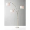 74" 3 Arm Bowery Arc Lamp Antique Brass - Adesso 1 74" 3 Arm Bowery Arc Lamp Antique Brass - Adesso -Adesso GUEST fcb96190 d022 4c28 846d f02b820c97f4