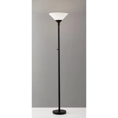 Aries Floor Lamp Black - Adesso 3 Aries Floor Lamp Black - Adesso