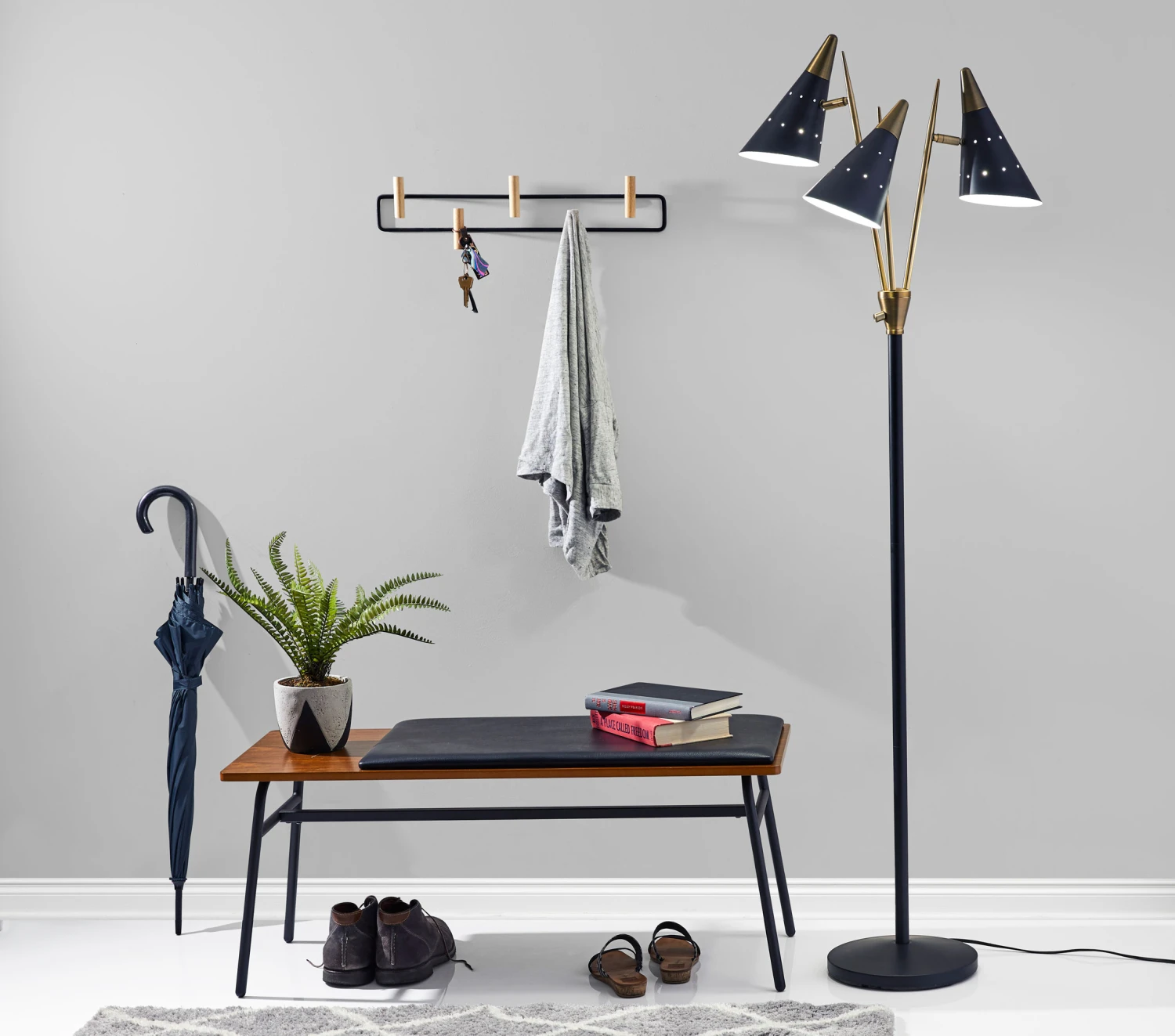 Nadine 3-Arm Floor Lamp 5 Nadine 3-Arm Floor Lamp - Image 3