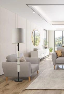 Vanessa Floor Lamp 11 Vanessa Floor Lamp -Adesso vanessa floor 1596 01 install